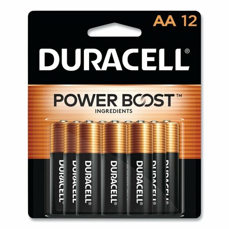 DURACELL Power Boost CopperTop Alkaline AA Batteries, 12PK MN15B12BCD